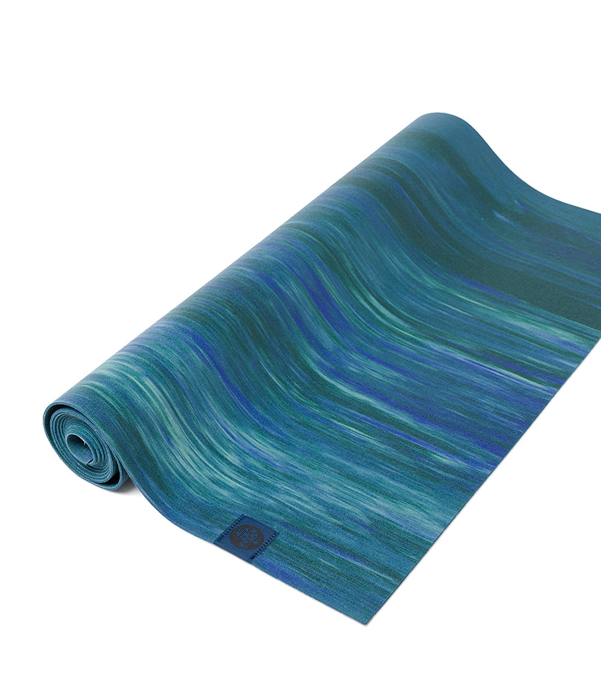 eKO® Superlite Tapete de Yoga de Viagem 1.5mm Blue Toad Marble