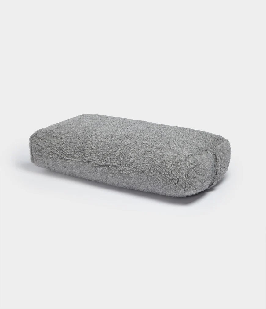 Bolster retangular de lã Merino