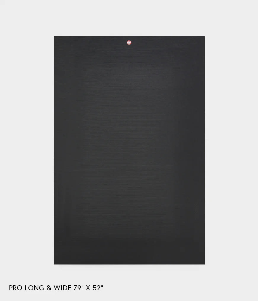 Manduka PRO™ Tapete de Yoga 6mm Black Long & Wide 79x52