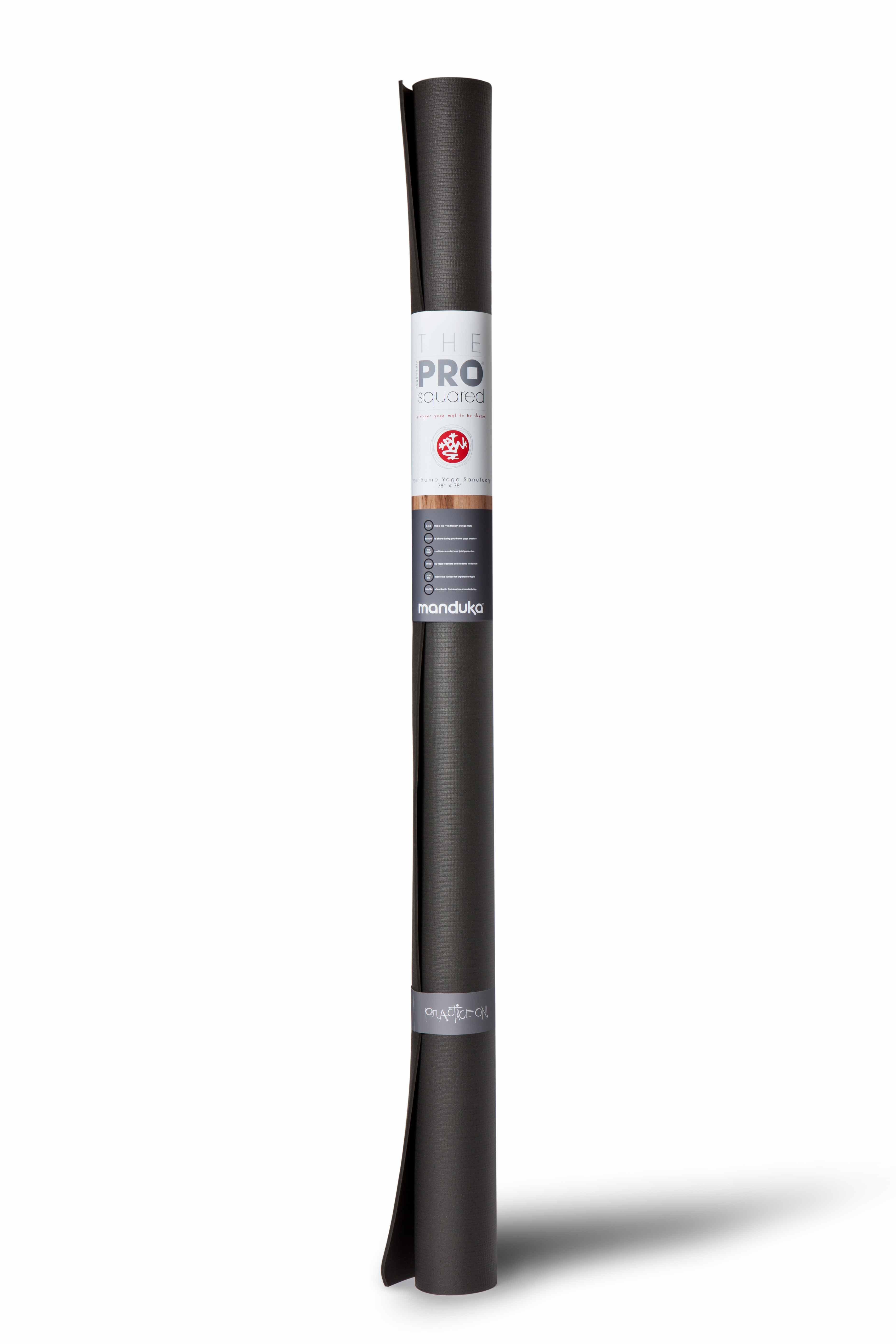 Manduka PRO™ Tapete de Yoga 6mm Black Extra Grande Squared