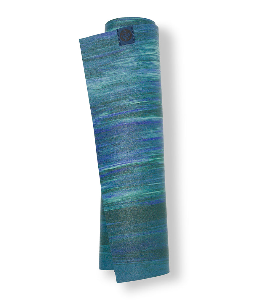 eKO® Superlite Tapete de Yoga de Viagem 1.5mm Blue Toad Marble