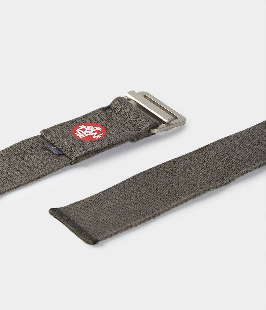AligN Cinto de Yoga - Thunder (Grey) (243 cm)