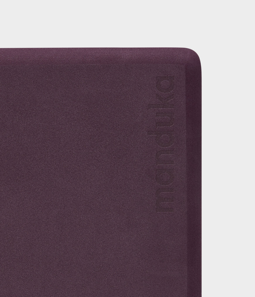 Bloco de yoga de espuma reciclada - Indulge (Roxo)
