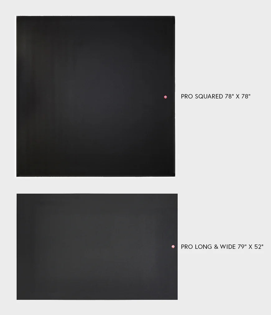 Manduka PRO™ Tapete de Yoga 6mm Black Long & Wide